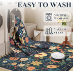 DUKINO 6x9 Area Rug, Floral Rugs - Image 7