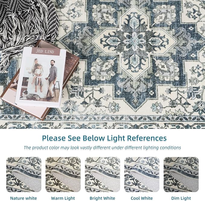 Dripex Vintage Washable Area Rug - Image 5