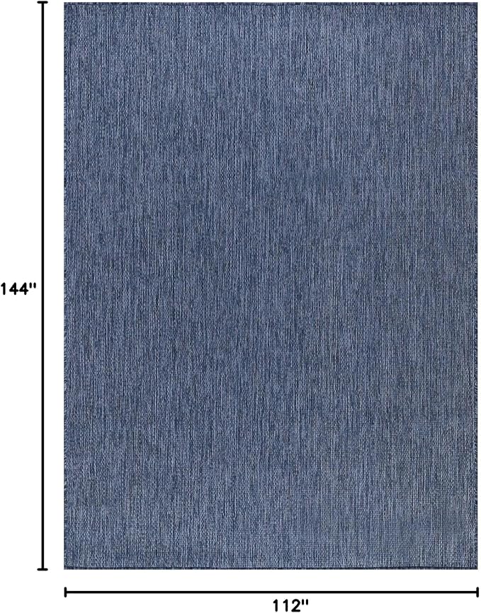 Beverly Rug Indoor Outdoor Rug 9x12, Washable Outside Carpet - Image 2