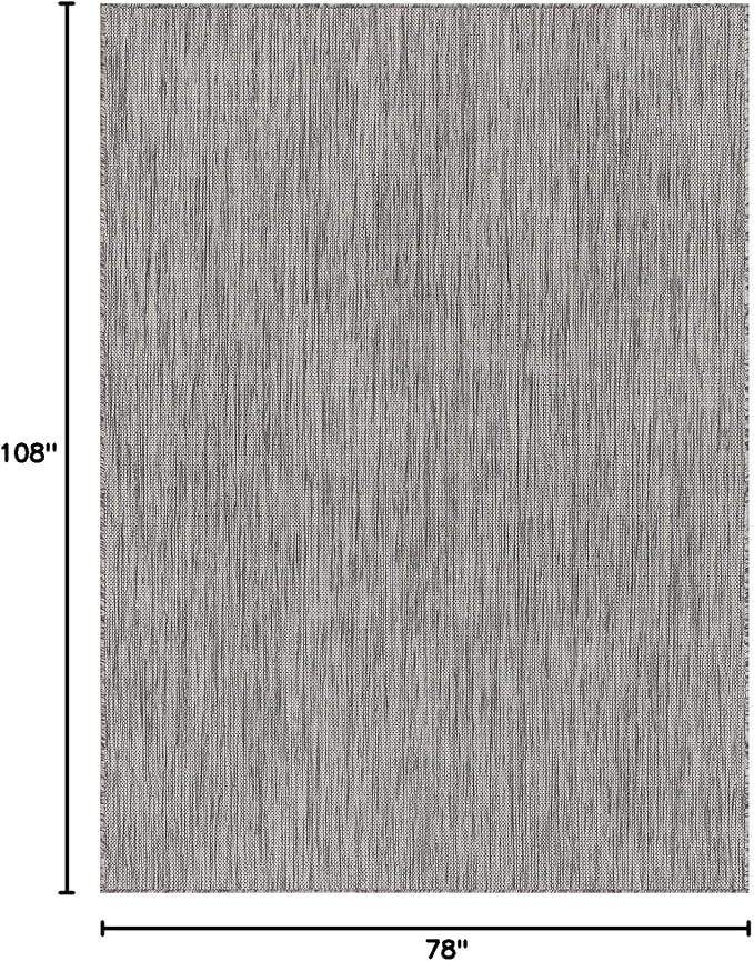 Beverly Rug Indoor Outdoor Rug 6x9, Washable Outside Carpet - Image 2