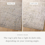 Loloi Amber Lewis Alie Collection ALE-02 Sand/Sky 7'-10'' x 10', .13'' Pile - Image 5