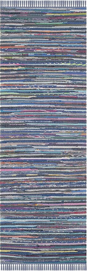 SAFAVIEH Rag Rug Collection Runner Rug - Image 2