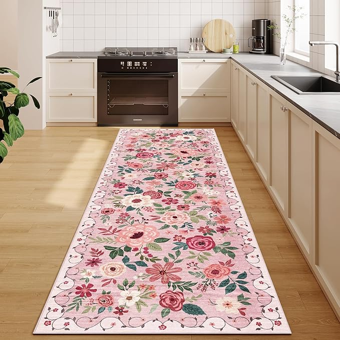 DUKINO 2.6x8 Kitchen Runner Rug by DUKINO