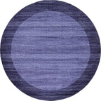 Rugs.com Angelica Collection Rug – 8 Ft Round Navy Blue Medium Rug Perfect - Image 10