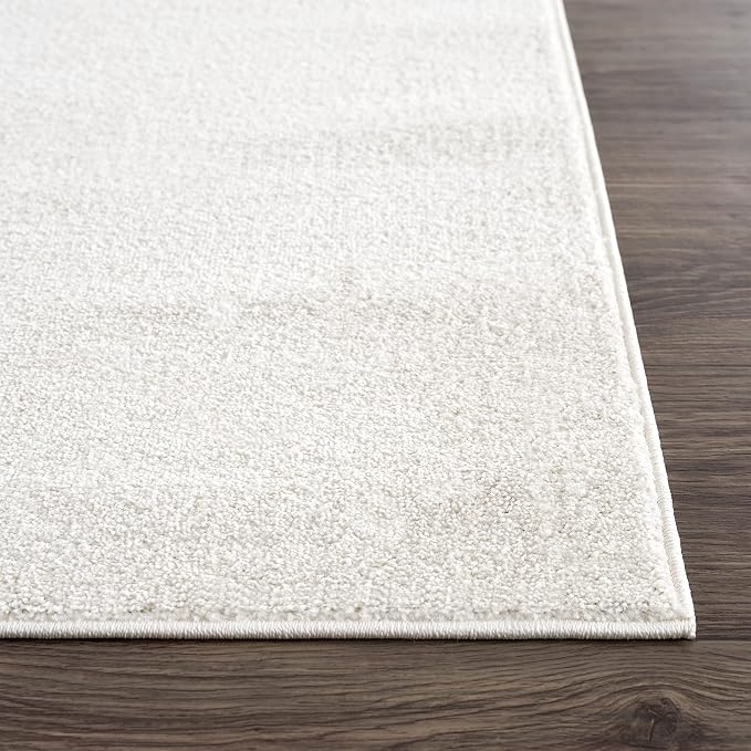 Abani Rugs Cream and Pink 4 ft. X 6 ft. Contemporary mid-Century Rug - Image 4