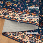 Tangsoo 5x7 Washable Rug, Floral Vintage Large Area Rugs - Image 6