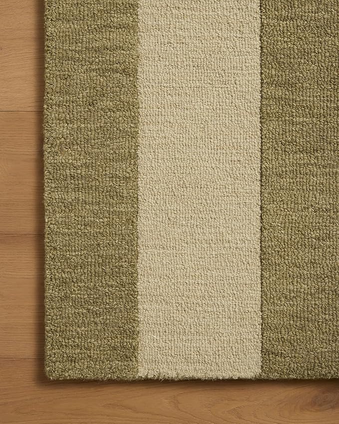 Loloi Leanne Ford Craven Collection CVN-01 Light Olive/Oatmeal 8'-6" x 11'-6" - Image 5