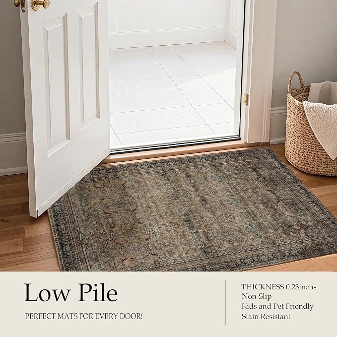 Area Rug Non Slip Machine Washable Ultra Soft Living - Image 4