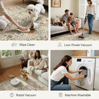 Bavni2'6''x6 Rug Runners for Hallways, Washable Runner Rug Non Slip, Vintage - Image 2