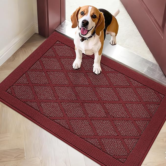 COSY HOMEER Non-Slip Door Mat 24"x36", Entryway Rugs Low Profile Absorbent Dirt - Image 9