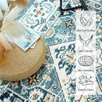 VK VK·LIVING Machine Washable Rug 2'x6' Vintage Design Washable Runner Area Rugs - Image 3