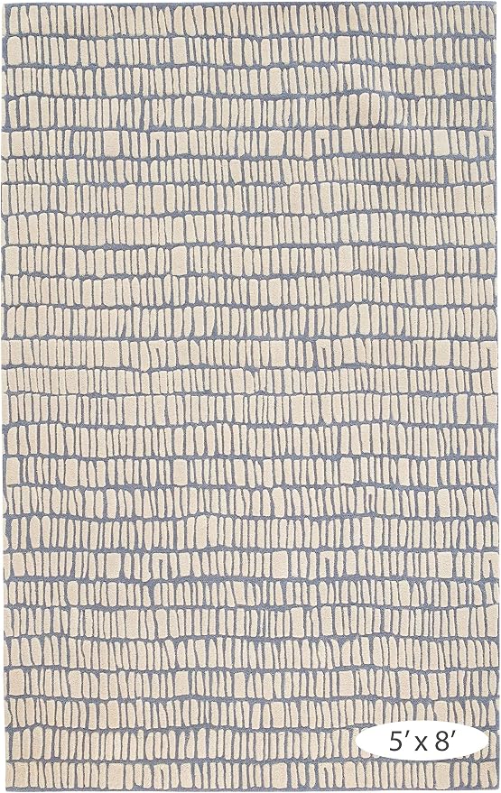 Dash and Albert Roark Pewter Blue Hand Tufted Wool Rug, Runner-2.5 X 8 Feet - Image 5
