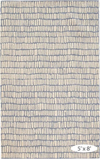 Dash and Albert Roark Pewter Blue Hand Tufted Wool Rug, Runner-2.5 X 8 Feet - Image 5