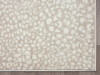 Abani Beige Cheetah Print Area Rug Rugs, Arto Collection - Image 5