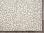 Abani Beige Cheetah Print 5'3" x 7'6" Area Rug Rugs, Arto Collection - Image 6