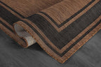 Beverly Rug Large Outdoor Rug 10x14 Modern Bordered Area Rugs - Image 3