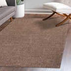 Eyely UES100J-6 Supersoft Haze Solid Low-Pile Indoor Area Rug, Minimalist - Image 5
