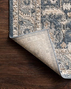 Loloi Teagan Collection TEA-03 Denim/Pebble 9'-9" x 13'-6" Area Rug, Soft - Image 11