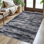 3x5 Modern Abstract Area Rug for Entryway, Low-Pile Door Mat Indoor for Living by SiiloomRug