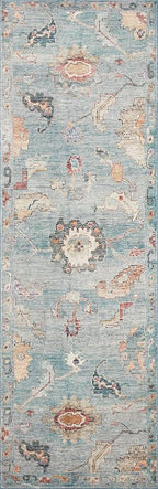 Loloi Margot Collection MAT-06 Denim/Multi 5'-0" x 7'-6" Area Rug feat. - Image 5