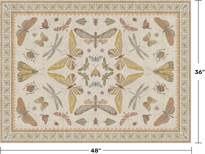 Beige Neutral Small Rugs for Bedroom - Image 2