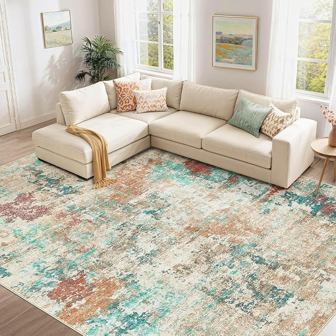 8x10 Christmas Area Rug Living Room Rugs - Image 3