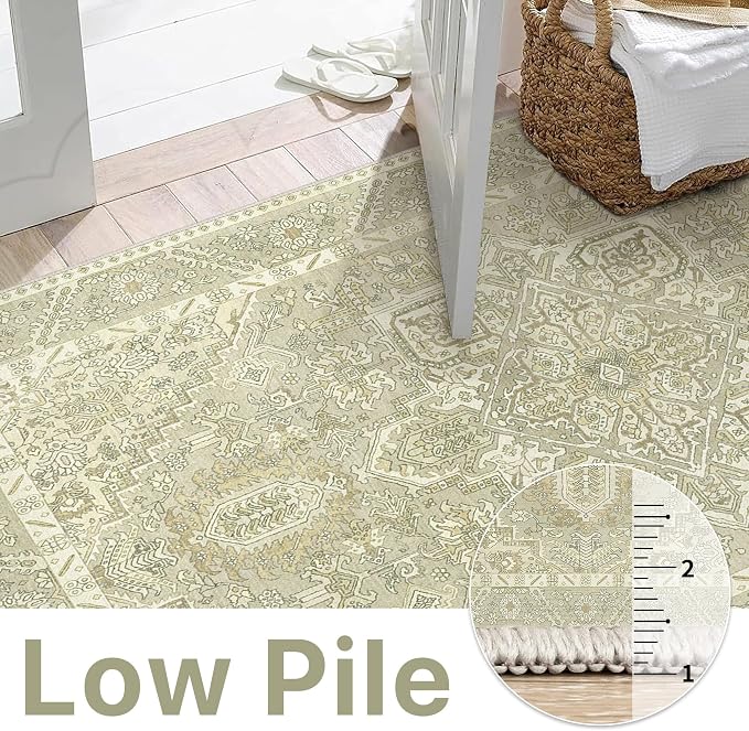 2x5 Runner Rug Machine Washable Boho Runners - Image 3