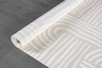 Beverly Rug Modern Geometric Area Rug 9x12 Low-High Pile Durable Soft Abstract - Image 8