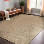 Easy Jute Rugs 5x7 Natural Color Living Room Indoor Outdoor Area Rug - Image 9