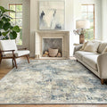 GENIMO Washable Area Rugs for Living Room, 9x12 Modern Non Slip Rugs, Low Pile by GENIMO