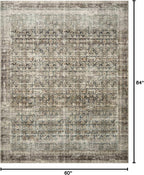 Loloi Amber Lewis Morgan Collection MOG-02 Navy/Sand 5'-0" x 7'-0" 38" Thick - Image 2