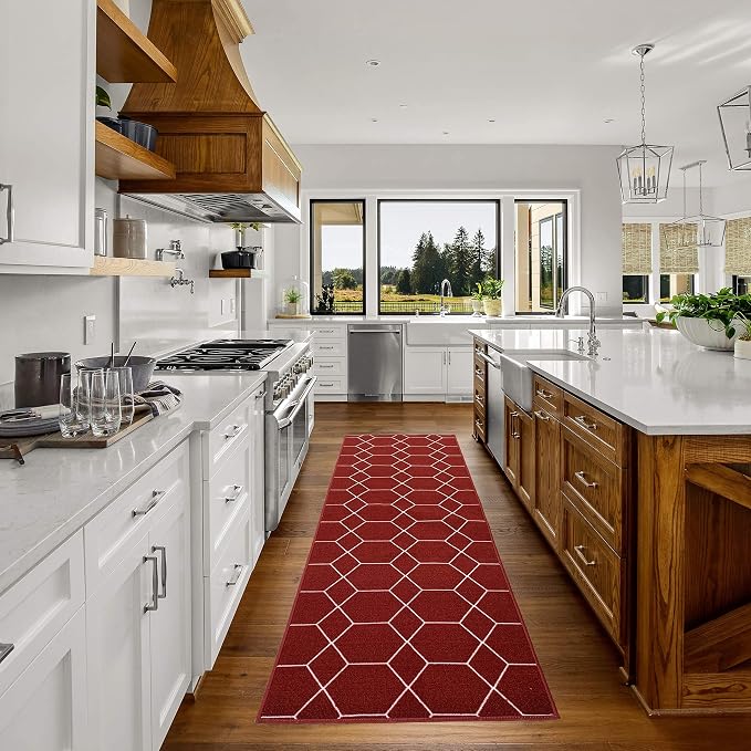 Custom Made Runner Rug for Kitchen Foyer Hallway Entry Choose Your Length Size - Image 2