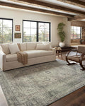 Loloi Magnolia Home by Joanna Gaines Sinclair Collection SIN-04 Natural/Sage by Loloi