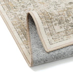Entryway Area Rug 3x5 Washable Beige Vintage Distressed Carpet Oriental Soft - Image 9