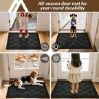 COSY HOMEER Non-Slip Door Mat 20"x32", Entryway Rugs Low Profile Absorbent Dirt - Image 8