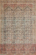 Loloi Loren Collection LQ-17 Charcoal/Multi 5'-0" x 7'-6" Area Rug by Loloi