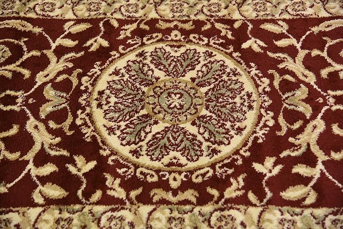 Unique Loom Versailles Collection Traditional Classic Medallion Floral Motif - Image 10