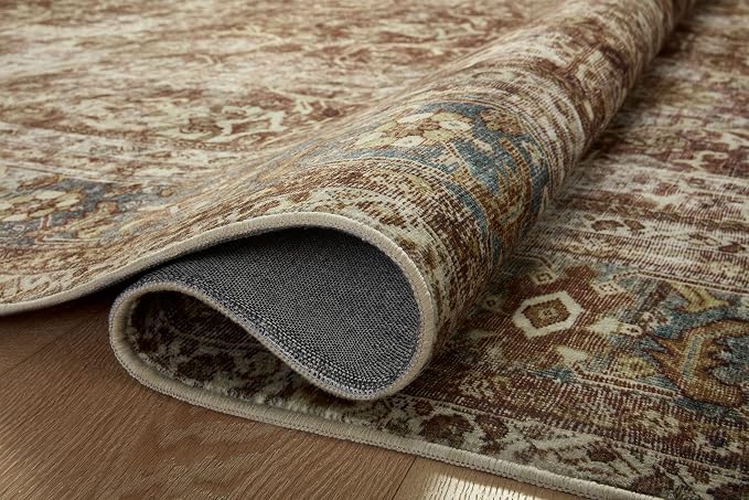 Loloi Magnolia Home by Joanna Gaines Sinclair Collection SIN-01 Rust/Lagoon - Image 12