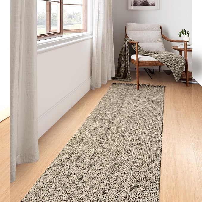 Collive Long Runner Rugs for Hallway 2.6x10, Washable Bathroom Rug Runners by Collive