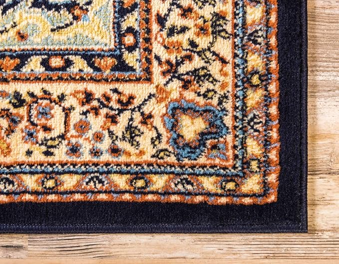 Unique Loom Reza Collection Traditional Persian Style Area Rug, 2 ft 7 in x 10 - Image 7