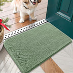 OLANLY Dog Door Mat for Muddy Paws 24x16, Absorbs Moisture and Dirt, Absorbent by OLANLY