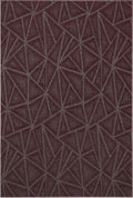 Furnish my Place Geometrical Pattern Indoor/Outdoor Refine Burgundy Abstract by FurnishMyPlace