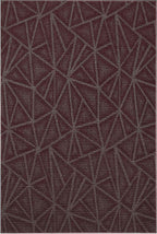 Furnish my Place Geometrical Pattern Indoor/Outdoor Refine Burgundy Abstract by FurnishMyPlace