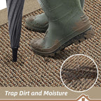 BEQHAUSE Indoor Door Mat 36" x 60", Dirt Trapper Door Mats Non-Slip Entryway - Image 3