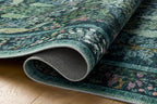 Loloi Rifle Paper Co. Canopy Collection CNP-05 Teal 2'-0" x 3'-0" Accent Rug - Image 6