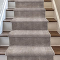 Well Woven Custom Size Hallway & Stair Runner- Harlow Pompeii Taupe 31 Inches by WellWovenRugs
