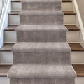 Well Woven Custom Size Hallway & Stair Runner- Harlow Pompeii Taupe 31 Inches by WellWovenRugs