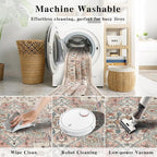 Area Rug 2x3 Entryway Rug Soft Washable Doormat Non Slip Low Pile Lightweight - Image 6