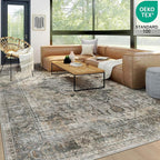 6x9 Machine Washable Area Rug for Living Room, Kids and Pets Friendly for - Image 3