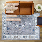Fame Living Grey Oushak Rug, Area Rugs - Image 3